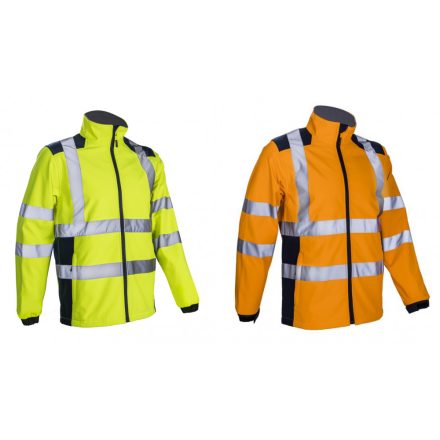 KANPA HI-VIZ SÁRGA/NARANCS SOFTSHELL DZSEKI