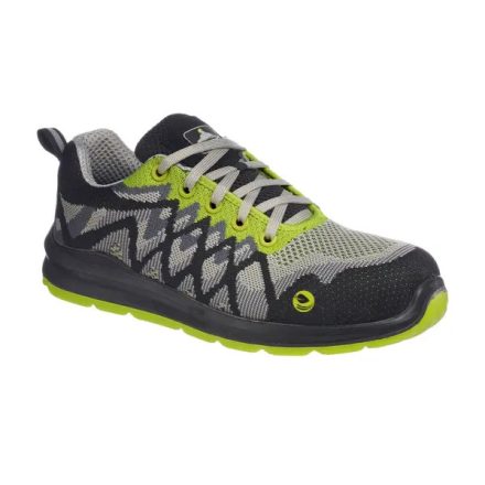 FC08 Portwest Compositelite Eco Safety Trainer S1P Fekete/Sárga