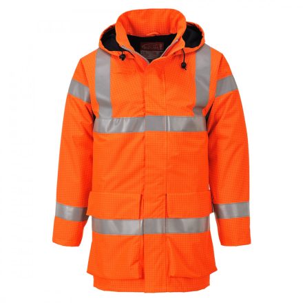 S774-s Portwest, Bizflame Rain Hi-Vis antisztatikus FR dzseki, Jólláthatósági