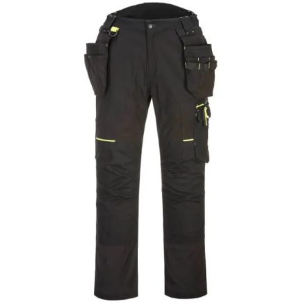 T706 - Portwest Deréknadrág Eco Stretch Holster Munkavédelmi Derekasnadrág Fekete