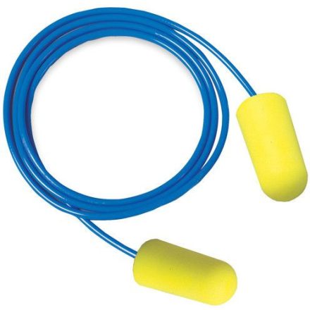 3M ES-01-005 EARSOFT ZSINÓROS FÜL-DUGÓ, NEON SÁRGA SNR 36dB