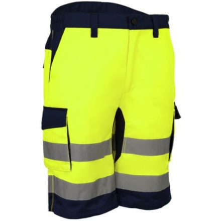 HIBANA FLUO SÁRGA/SÖTÉTKÉK BERMUDA_L