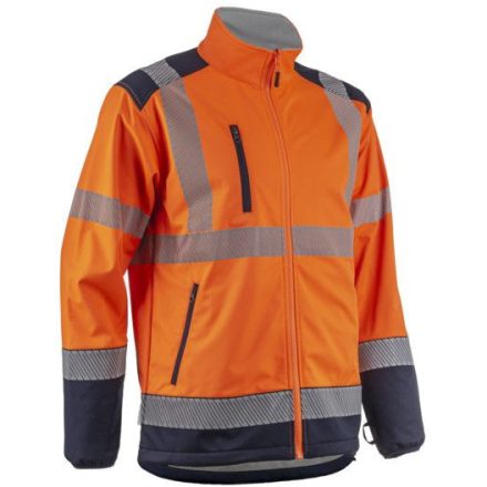 KAZAN KOMBINÁLHATÓ HI-VIZ NARANCS SOFTSHELL FELSŐ_L