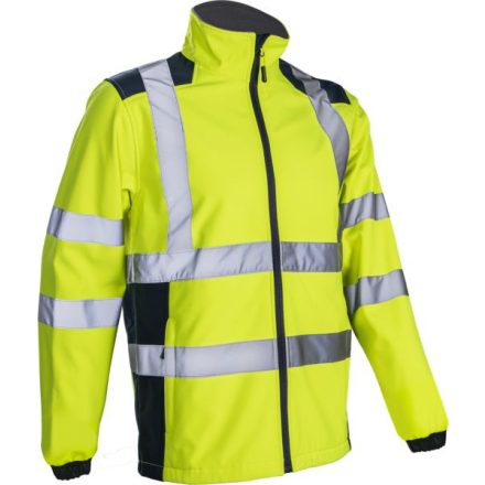 KANPA HI-VIZ SÁRGA SOFTSHELL DZSEKI_L