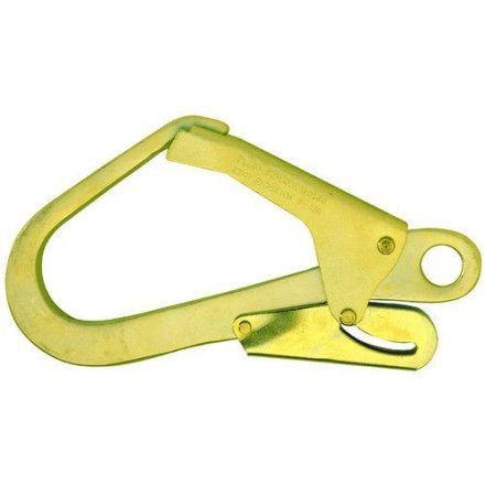 KARABINER KETTŐS RUGÓZÁRRAL, 50MM NYÍLÁSÚ