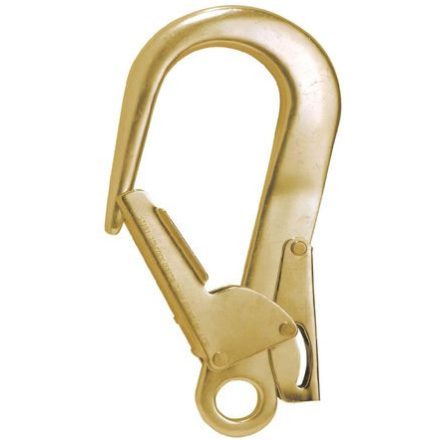 KARABINER KETTŐS RUGÓZÁRRAL, 60MM NYÍLÁSÚ