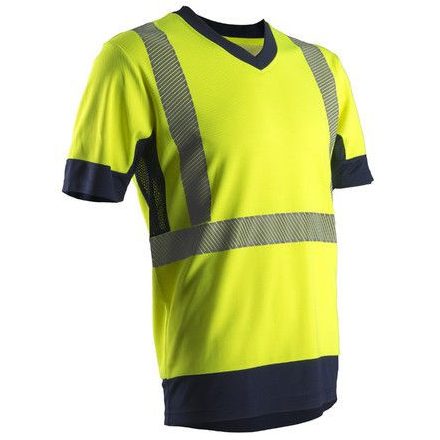 KOMO HI-VIZ SÁRGA RÖVID UJJÚ PÓLÓ_L