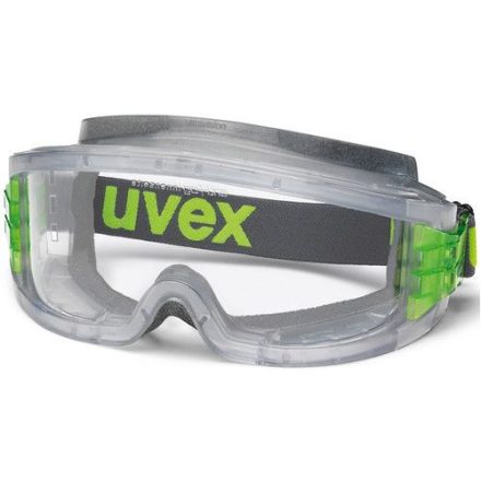 UVEX ULTRAVISION SZEMÜVEG,SZÜRKE GUMIPÁNTOS,VÍZTISZTA LENCSE