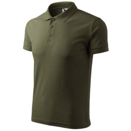 Pique Polo galléros póló férfi military XL