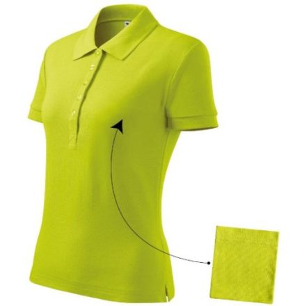 Cotton galléros póló női lime XL