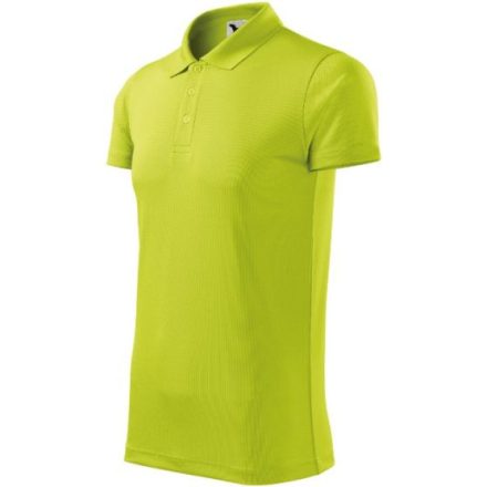 Victory galléros póló unisex lime S