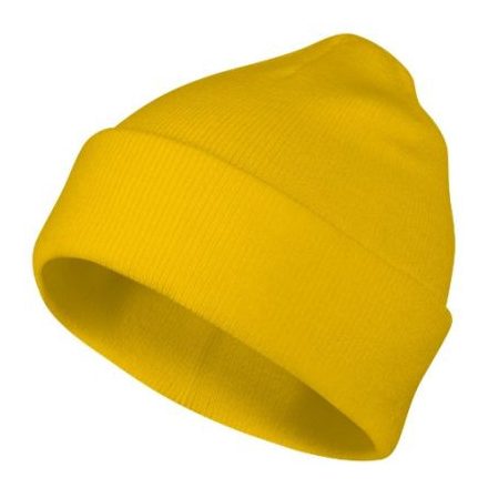 Beanie sapka unisex sárga uni