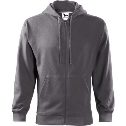 Trendy Zipper felső férfi acélszürke 2XL