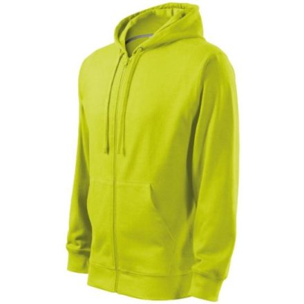 Trendy Zipper felső férfi lime S