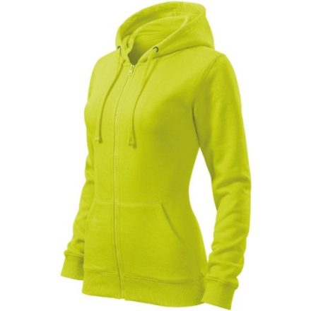 Trendy Zipper felső női lime XS