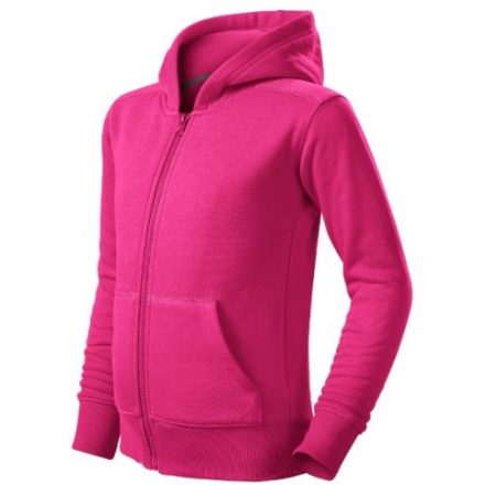 Trendy Zipper felső gyerek bíborszín 122 cm/6 éves