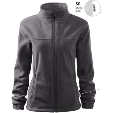 Jacket polár női acélszürke 36 (brand label) XS