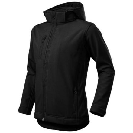 Performance softshell kabát gyerek fekete 158 cm/12 éves