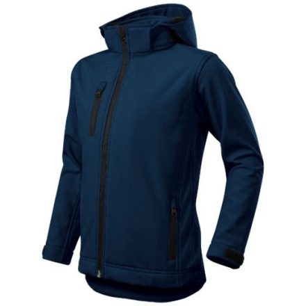 Performance softshell kabát gyerek tengerészkék 158 cm/12 éves