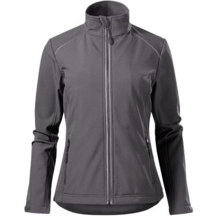 Valley softshell kabát női acélszürke XS