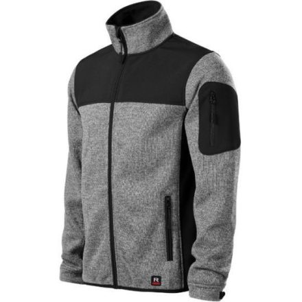 Casual softshell kabát férfi knit light gray S