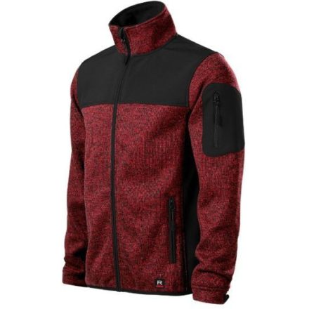 Casual softshell kabát férfi knit marlboro red S