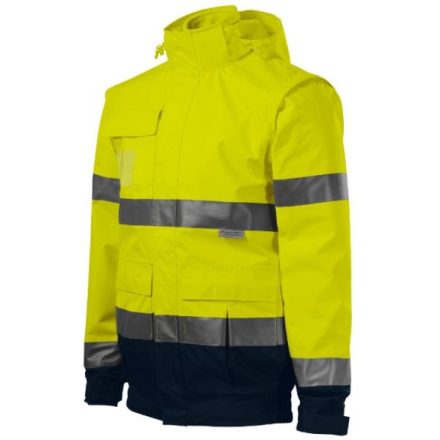 HV Guard 4 in 1 jacket unisex fluoreszkáló sárga M