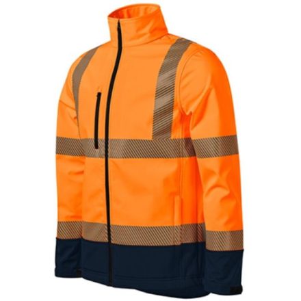 HV Drop softshell kabát unisex fluoreszkáló narancssárga M