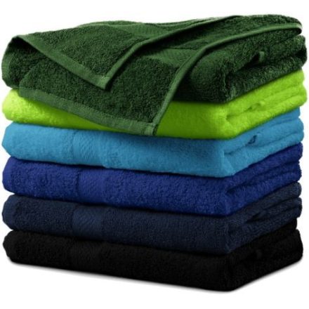 Bath Towel 450 fürdőlepedő unisex fekete 70 x 140 cm