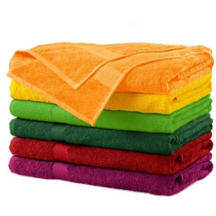 Bath Towel 450 fürdőlepedő unisex mandarinsárga 70 x 140 cm