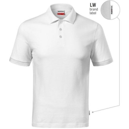 Resist Heavy Polo galléros póló férfi fehér 00 (brand label) S