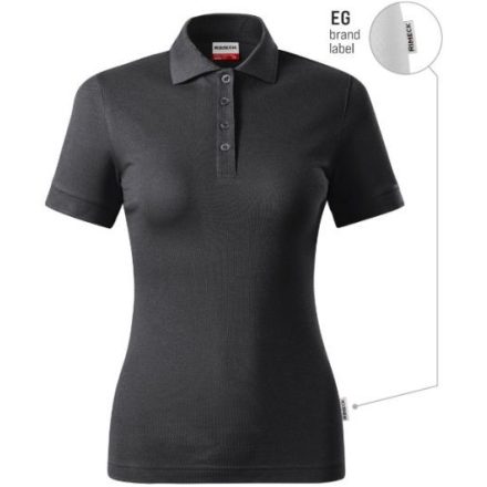 Resist Heavy Polo galléros póló női ébenszürke 94 (brand label) XS