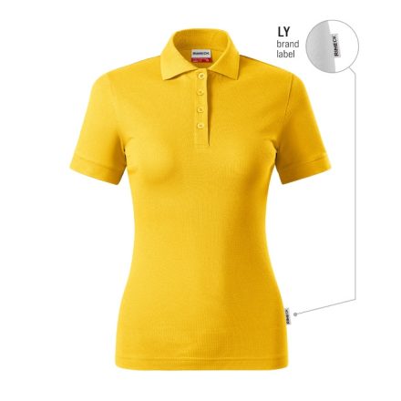 Resist Heavy Polo galléros póló női sárga 04 (brand label) S