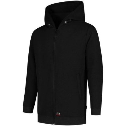 Hooded Sweat Jacket Washable 60°C felső unisex fekete M