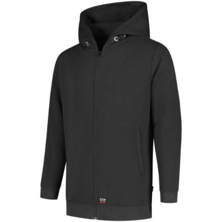 Hooded Sweat Jacket Washable 60°C felső unisex sötétszürke M