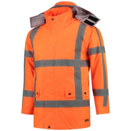 RWS Parka munkakabát unisex fluoreszkáló narancssárga S