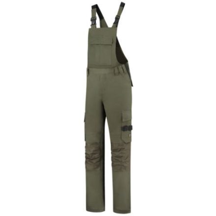 Bib & Brace Twill Cordura kantáros munkanadrág unisex army 44