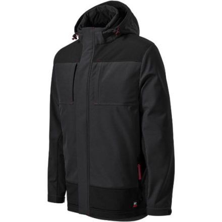 Vertex téli softshell kabát férfi ébenszürke 2XL