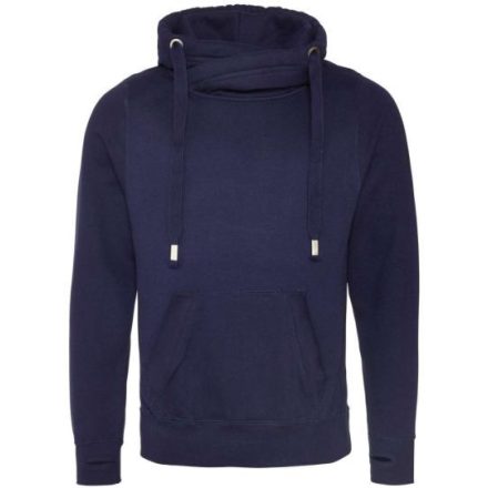 Just Hoods AWJH021 CROSS NECK HOODIE XS