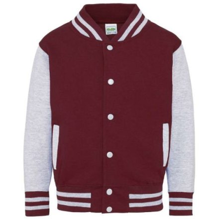 Just Hoods AWJH043J KIDS VARSITY JACKET 7/8