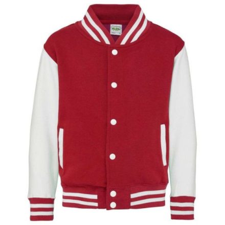 Just Hoods AWJH043J KIDS VARSITY JACKET 5/6