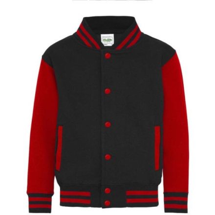 Just Hoods AWJH043J KIDS VARSITY JACKET 5/6