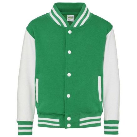 Just Hoods AWJH043J KIDS VARSITY JACKET 5/6