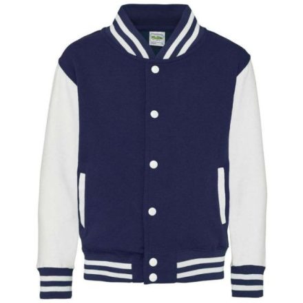 Just Hoods AWJH043J KIDS VARSITY JACKET 5/6