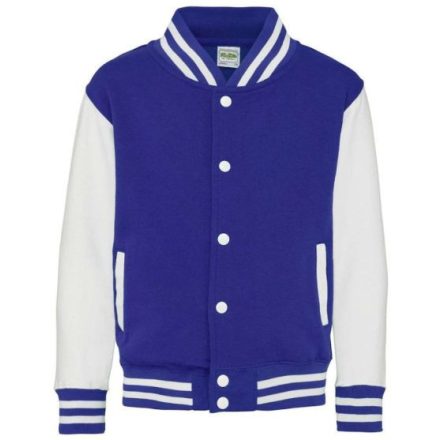 Just Hoods AWJH043J KIDS VARSITY JACKET 7/8