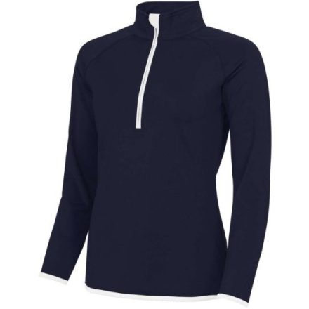 Just Cool JC036 WOMEN'S COOL 1/2 ZIP SWEAT L