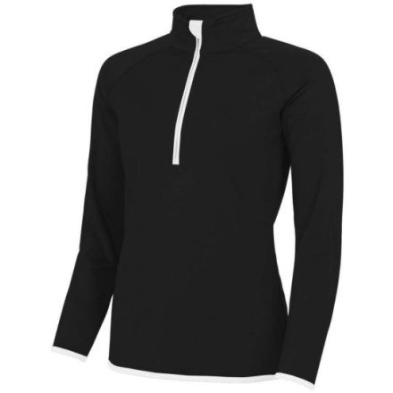 Just Cool JC036 WOMEN'S COOL 1/2 ZIP SWEAT XS