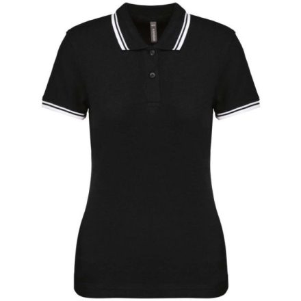 Kariban KA273 LADIE'S 2 STRIPED SHORT SLEEVED POLOSHIRT L