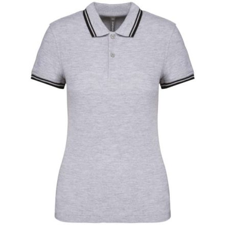 Kariban KA273 LADIE'S 2 STRIPED SHORT SLEEVED POLOSHIRT L