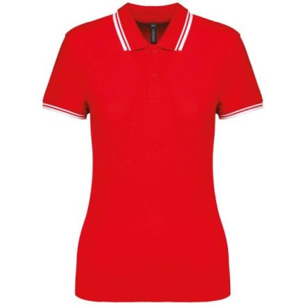 Kariban KA273 LADIE'S 2 STRIPED SHORT SLEEVED POLOSHIRT L